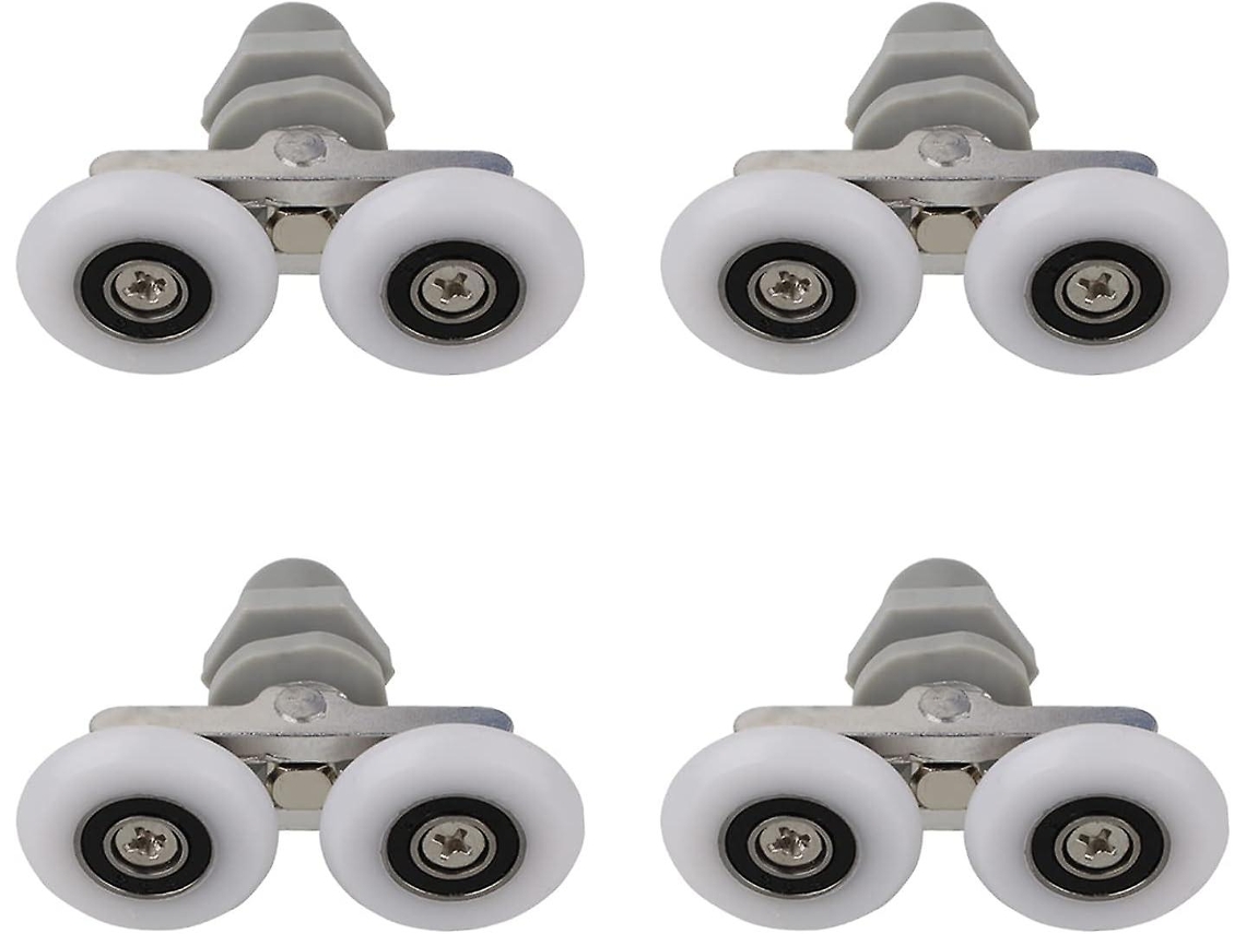 Rodillos Deslizantes para Puerta de Ducha 25mm Repuesto de Aluminio Y Abs para Baños Y Salas de Vapor