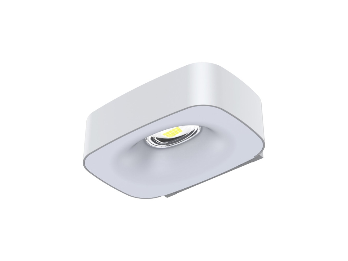 Luminária De Parede Solar Led Bidirecional Alcapower 700lm Ip65 Com Sensor Crepuscular - 4000k