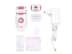 Depiladora Elétrica Recargable Depiladora Pies Manicure Rojo