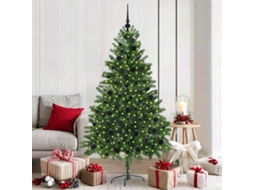 Vidaxl Árvore De Natal Com 300 Leds Com Suporte Verde 180 Cm Pe