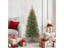 Vidaxl Árvore De Natal Artificial Verde 120 Cm Pe E Pvc