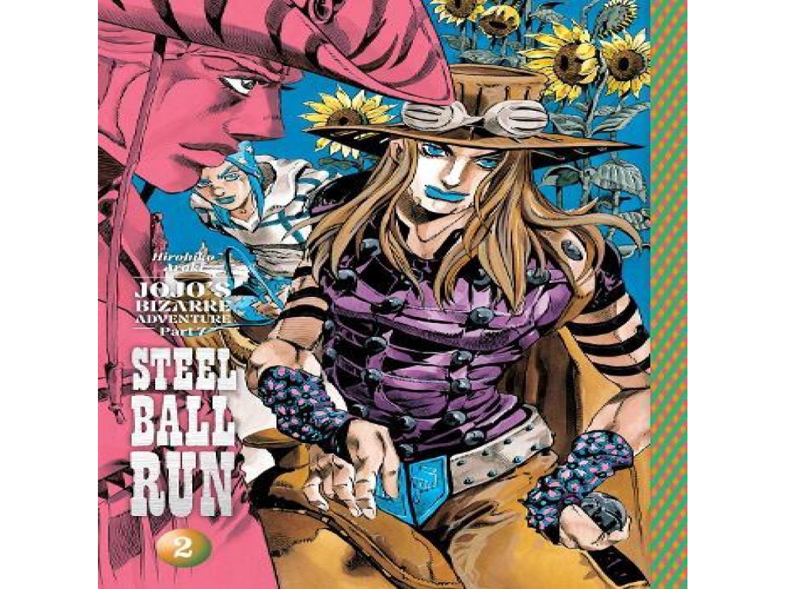 Livro JoJos Bizarre Adventure Part 7--Steel Ball Run Vol. 2 de Hirohiko Araki (Inglês)