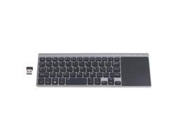 Teclado Inalámbrico 59 Teclas 2.4g Ultra Fino Mini Com Touchpad E Teclado Numérico Para Pc Tv
