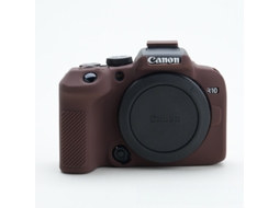 Capa para Canon Eos R10 Capa Protetora Macia de Silicone para Câmera CUICH (marrom)
