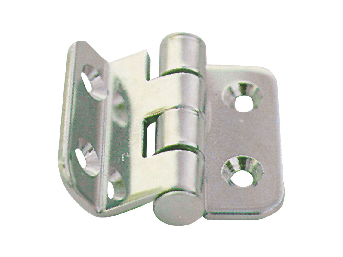 Dobradiça de Aço Inoxidável 35X37X10X2 Mm Prateadooem Marine