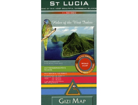 Livro SaintLucia Road Map de Gizi (Francês)