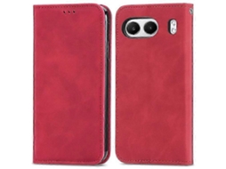 25-26 Compatible For Oneplus Nord 4 Case Skin Touch Feeling Leather Wallet Phone Cover Magnetic Absorption