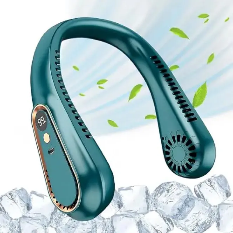 Ventilador de Mão EIFSON, Sem Pás, 3 Velocidades, Clip e Suporte