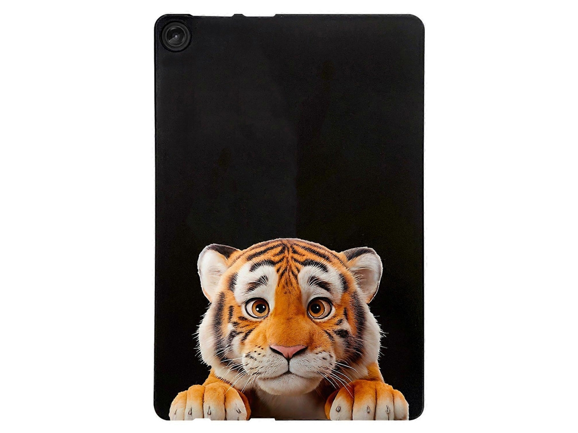 Capa Para Lenovo Tab M10 Com Estampa, Fina E Protetora Em Tpu Pequeno Tigre Tuotuo (3ª Geração)