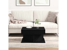 Vidaxl Mesa De Centro Carvalho Preto 57 X 57 X 30 Cm