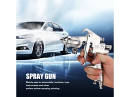 Laxiscreed Pistola De Pintar A Pressão Com Bico 2.0mm Para Pintura Perfeita Em Casa
