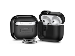 Capa Protetora À Prova De Choque Com Trava Automática Para Fones De Ouvido Bluetooth Airpods 4