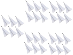 Plafope 30 Peças Alfinetes De Pressão Em Formato Avião Apollo, Rosa,