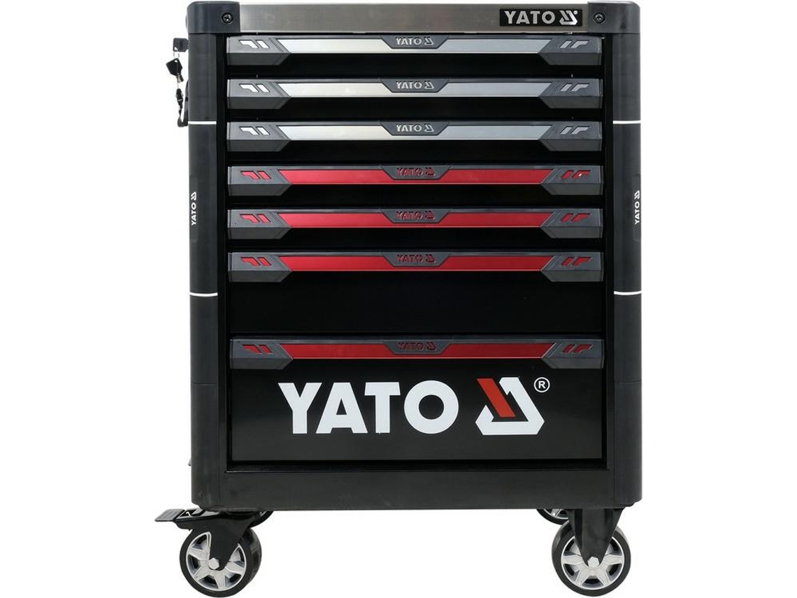 Armário de serviço Yato com 7 gavetas