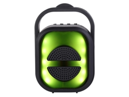 Alto-falante sem fio de 5 W com luzes LED Som potente e atmosfera brilhante um alto-falante de 5 W com luzes LED para desfrutar do som ELECTROTEK