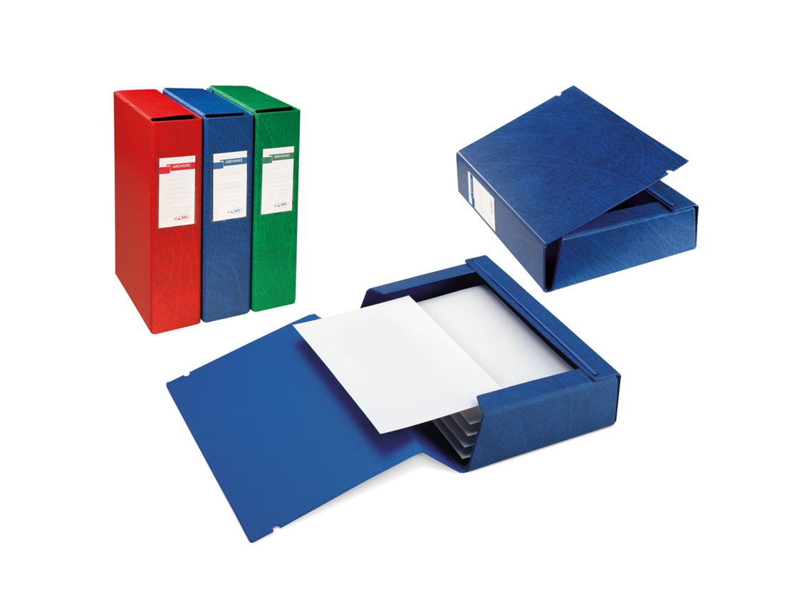 SEI ROTA Archivio 3L 120 Organizador de Arquivos Cartão Policloreto de Vinila PVC Azul
