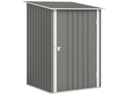 Porta ferramentas em Aço Galvanizado 100x104x160 Cm porta articulada cinza claro | S/MARCA