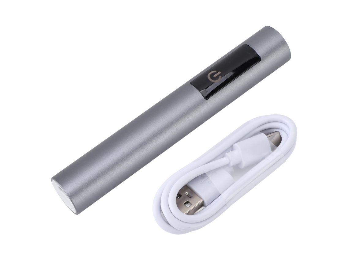 Lâmpada Uv Portátil Para Unhas Em Gel 3w Recarregável Usb Sem Fio Controle Táctil Secagem Rápida Cinza