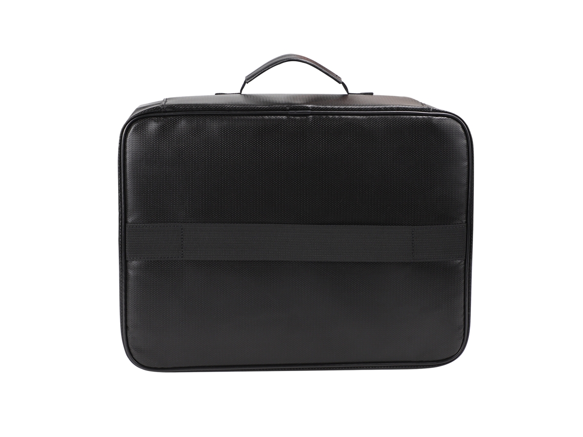 Bolsa Ignífuga e À Água com Trava para Documentos Dinheiro Passaportes Organizador Portátil Home Office Viagem | S/MARCA