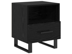 Armário Cabeceira Carvalho Preto 40 X 35 X 47,5 Cm MAISON EXCLUSIVE