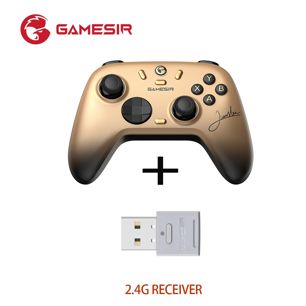 Controle De Jogo Sem Fio Com Receptor, Joystick Com Efeito Hall, Pc/android/ios