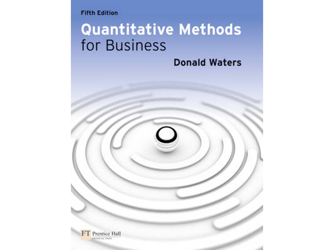 Livro Quantitative Methods for Business de Donald Waters (Inglês)