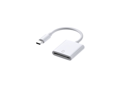 Leitor de Cartão Sd com Conector Usb c AQUAFORGE (branco)