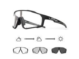 (preto 1) Óculos De Ciclismo Fotocromáticos Unissex, Óculos De Sol Com Proteção Uv400.