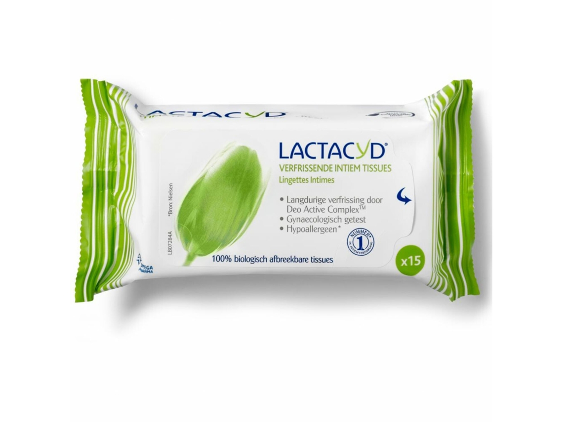Toalhitas Íntimas Lactacyd Fresh 15 Unidades LACTACYD