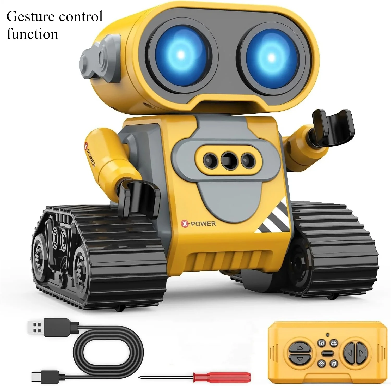 (controle Por Gestos) Carro Robô Com Controle Remoto, Luzes De Led E Música, Brinquedo Eletrônico Com Controle Remoto.