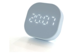 Peça Led Multifuncional Pequeno Despertador, Relógio De Mesa Eletrônico Com Iluminação Silenciosa Slowmoose (azul)