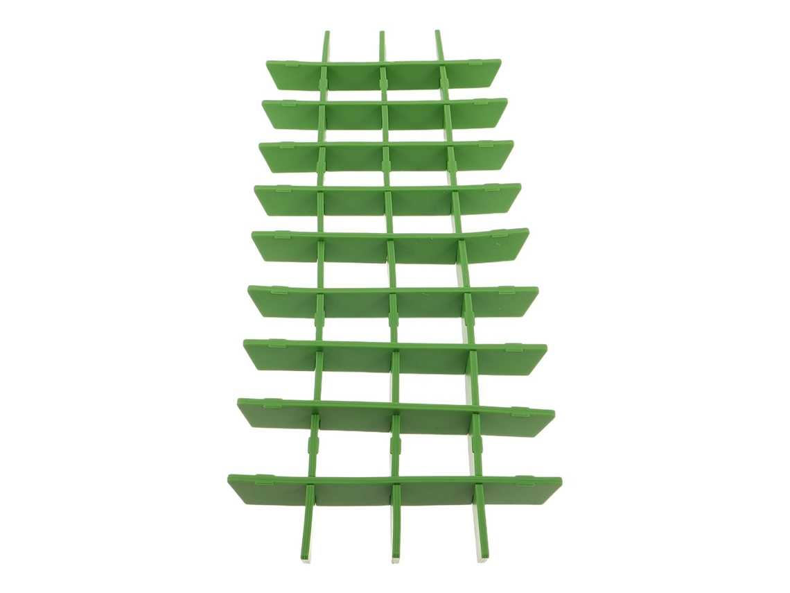 Divisória De Silicone Verde Para Prancha Com 40 Compartimentos