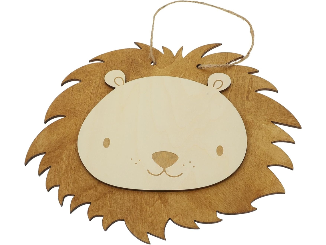 Leão Nórdico de Parede Healeved Enfeite Decorativo para Pendurar Enfeite Versátil para Decoração de Casa Fácil de CHABERLU
