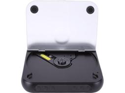 Leitor Cd Portátil Recarregável Ccylez Com Bluetooth 5.3, Dois Alto-falantes, Bateria De 2000 Mah, Tela Lcd