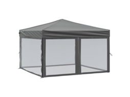 Tenda para festas VIDAXL Antracite Tecido (3x3 m)