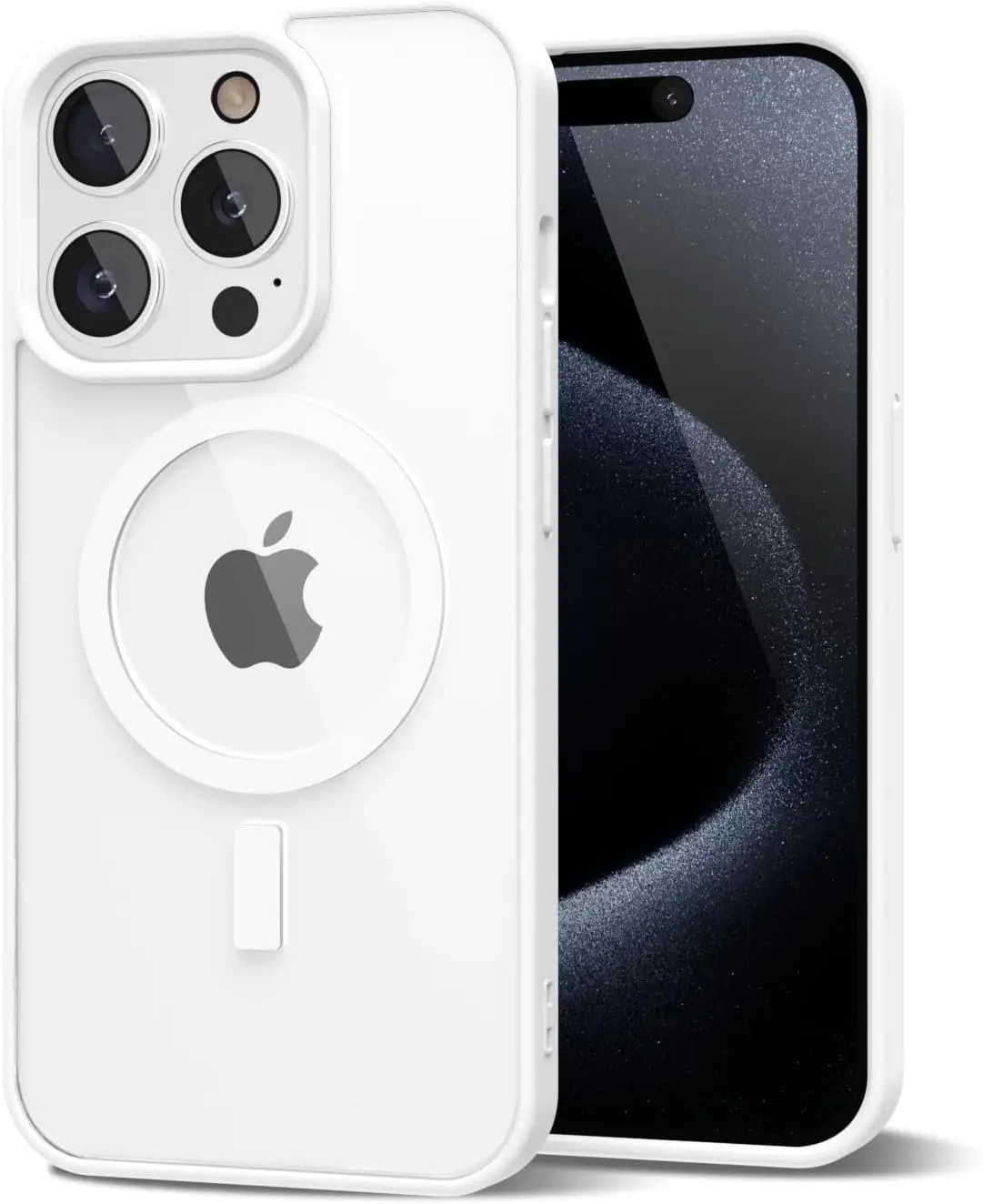 Capa Protetora Híbrida (para Iphone 14 Branco), Completa Com Acessórios.