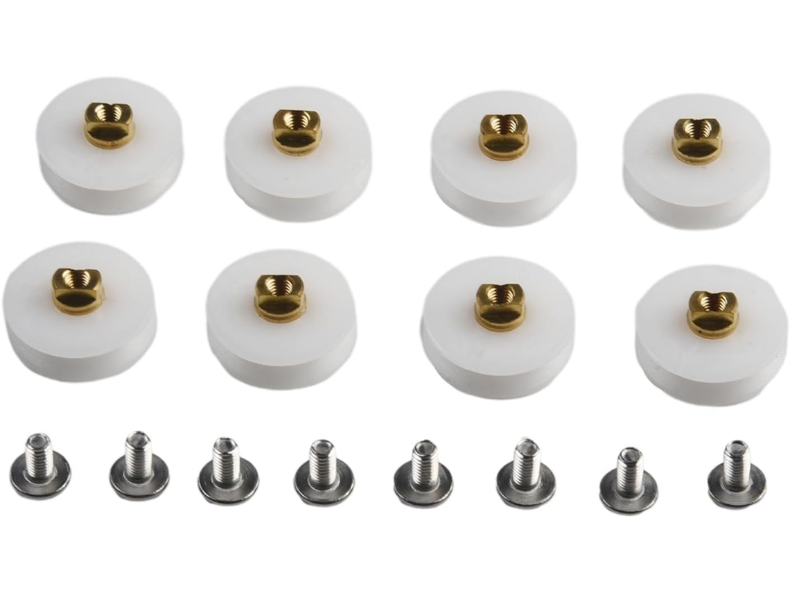 Conjunto De 8 Roldanas Para Porta Chuveiro, 22,5 Mm, Portas Vidro 3 A