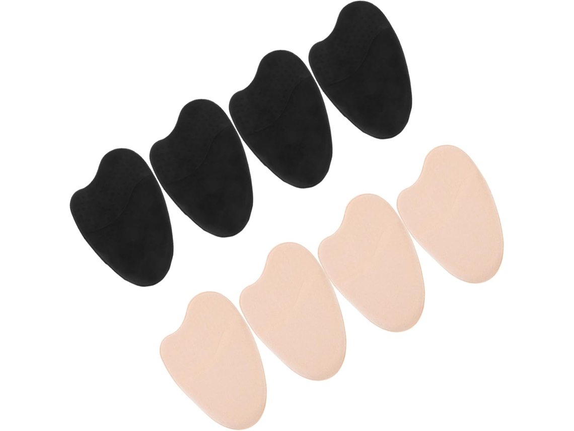 Protetores Metatarsais Para Os Pés, 4 Pares, Silicone Antiderrapante