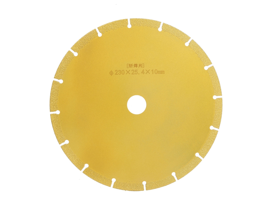 Hoja De Sierra Diamante Circular Segmentada Para Corte De Mármol 230 X 25.4 X 10mm