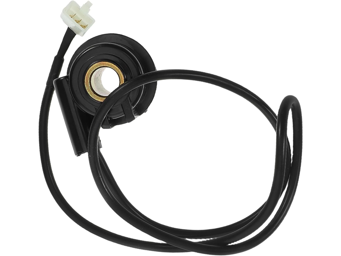 Sensor De Velocidade Para Motocicleta, Preto, À Prova D'água, Em Abs E Cabo De Borracha.
