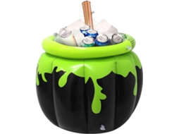 Balde Inflável De Bruxa Para O Halloween, Balde Inflável Com Porta Copos Para Piscina, Jardim E Fest Gokoco