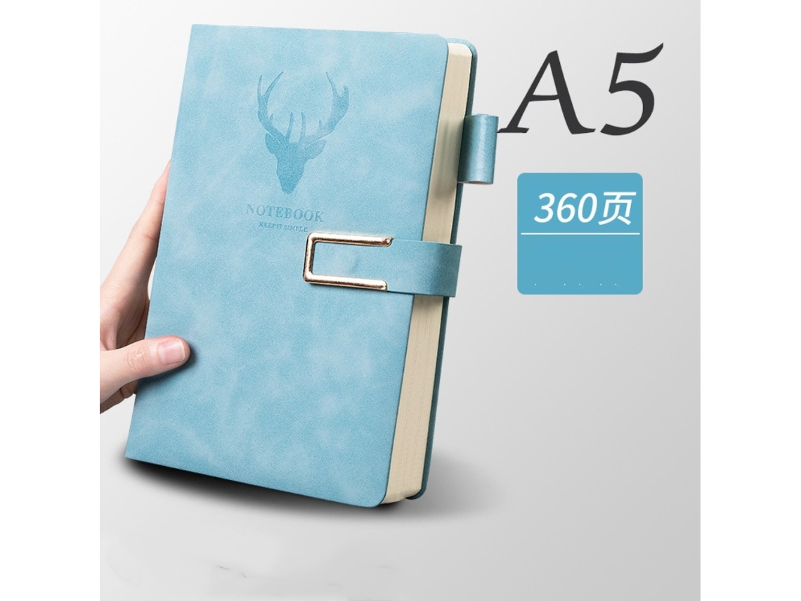 Caderno A5 Slowmoose azul lago