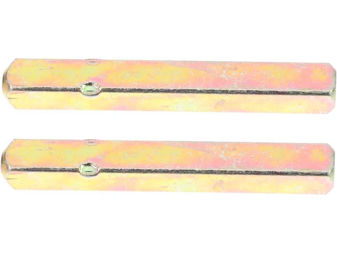 Conjunto De 2 Eixos Retos Para Maçanetas Portas, Haste De Acionamento Em Ferro Fundido, Acabamento Polido, Para Portas