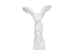 Laxiscreed Escultura De Resina Antiderrapante Para Decoração De Casa E Escritório Bs1055 Médio Branco