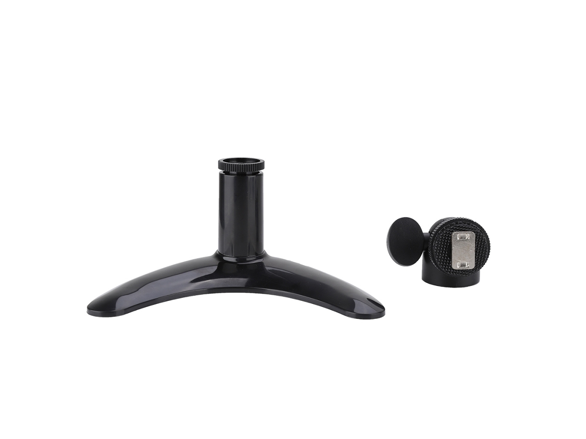 Suporte de Mesa para Monitores 7 a 11,6 Polegadas, Metal e ABS, Preto | S/MARCA