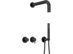 Concealed Shower Set With Hand Shower With Horizontal Mixer Deante