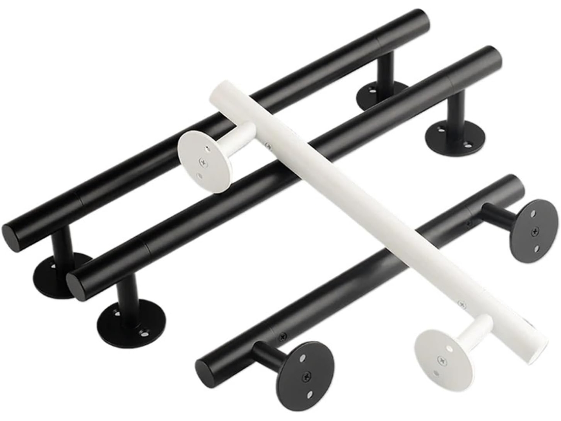 1 Puxador De Porta Metal Com 400mm Comprimento Branco, 400mm
