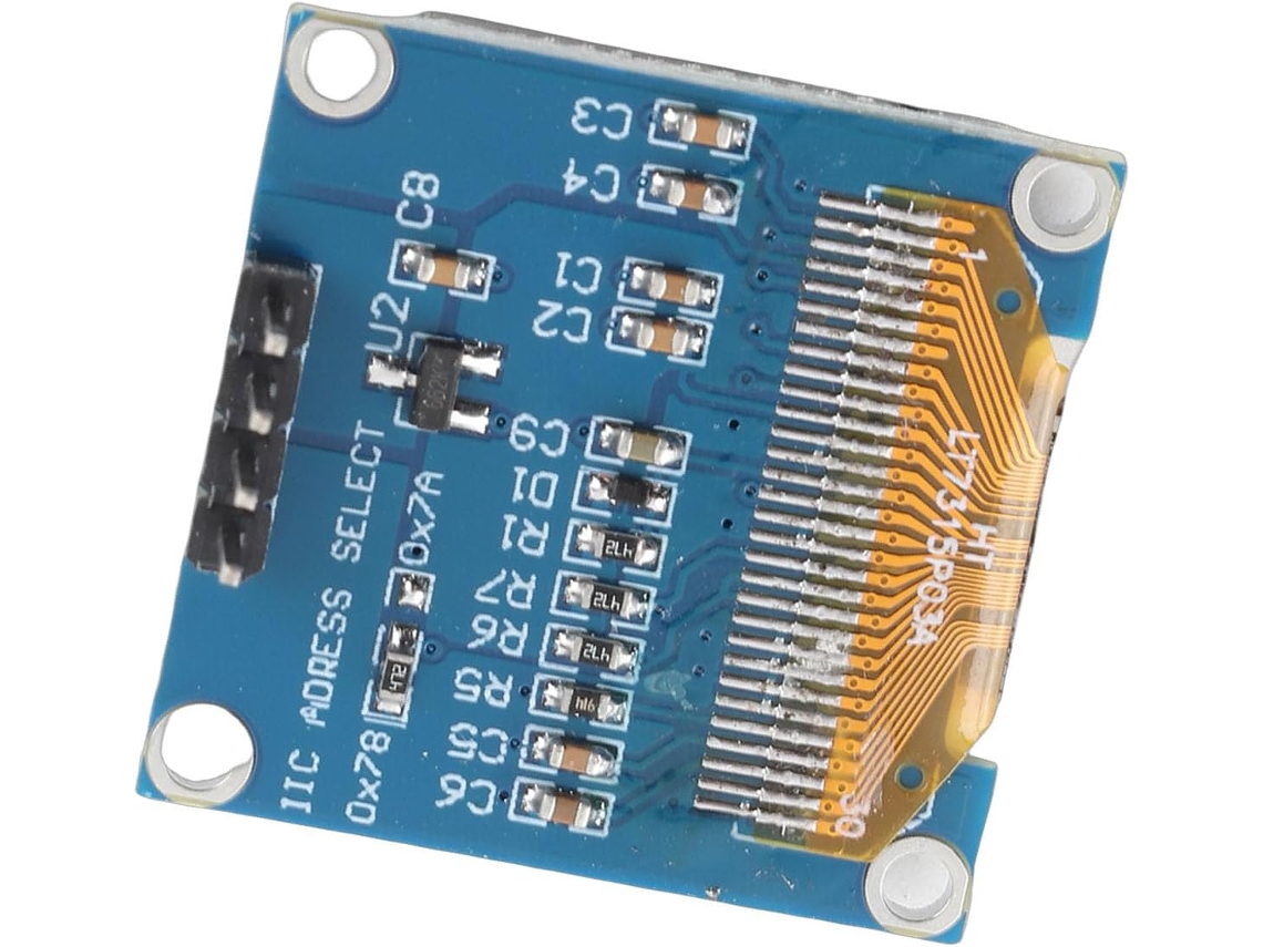 Módulo De Display Lcd Série 128x, 128x64, 0,96 Polegadas, Para Série 51 Msp430 Stm32-c