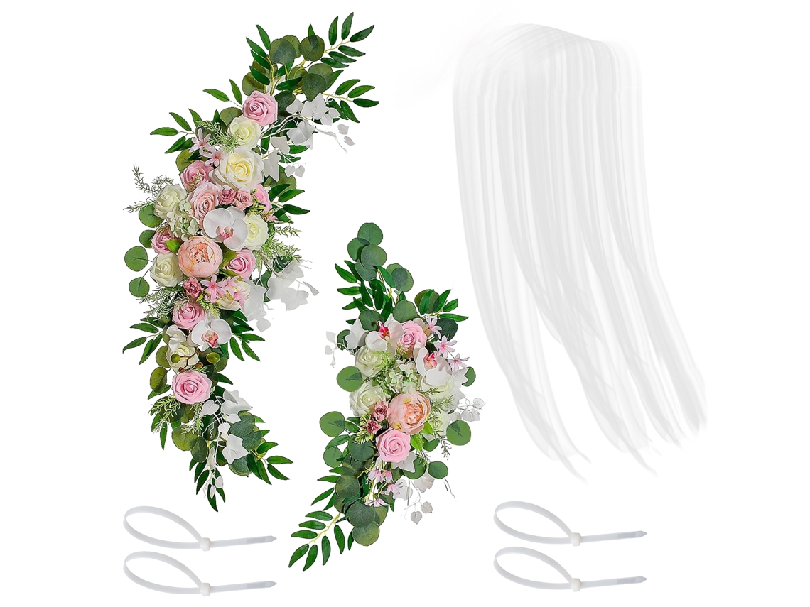 Conjunto de 3 Arcos de Flores para Casamento LAXISCREED