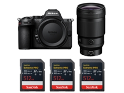 Z5 Ii + 35mm F/1.2 S + 3 Sandisk 512gb Extreme Pro Uhs ii Sdxc + Ebook “20 Dicas para Fotos Que Impressionam” NIKON